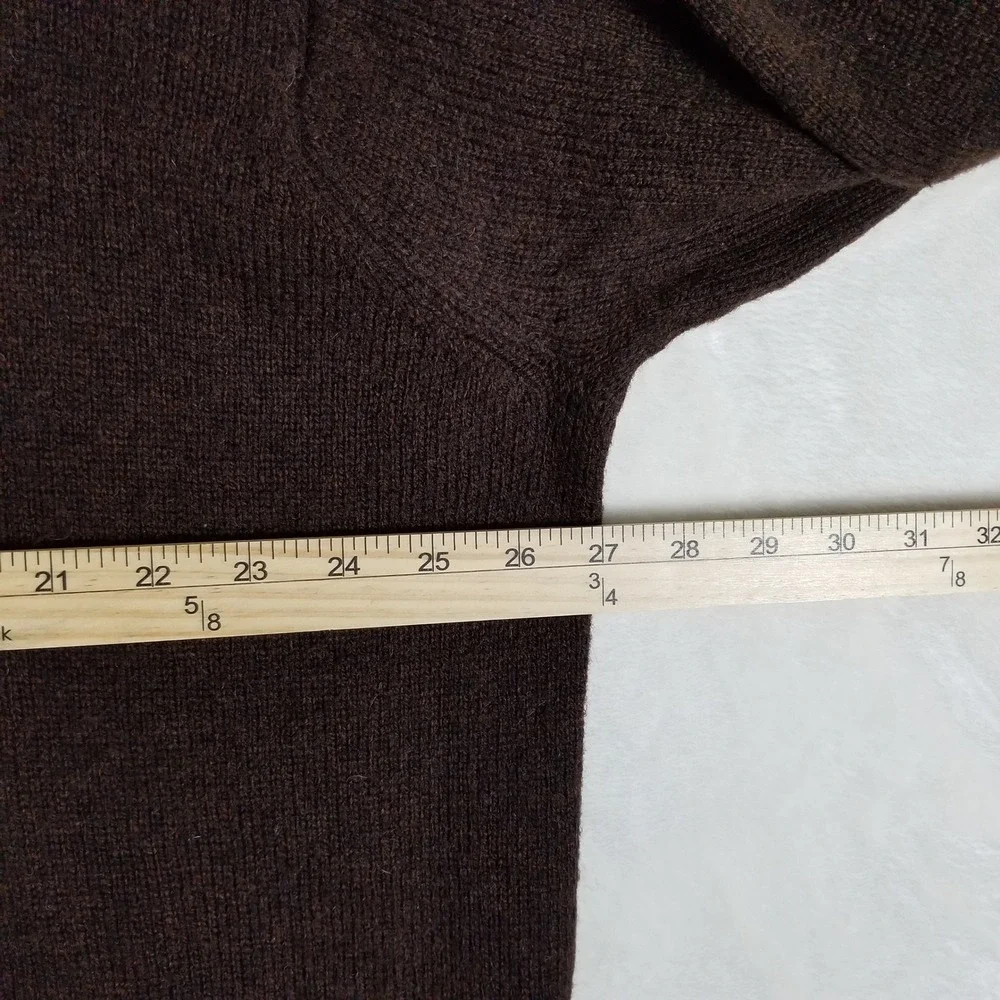 Pendleton Sweater Mens XXL Brown Washable Wool Crewneck Long Sleeve Pullover